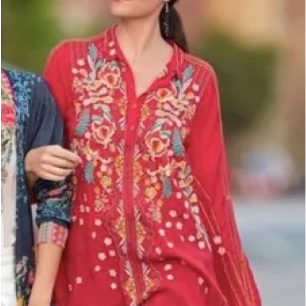 Johnny Was Beautifully embroidered Lyndsey Tunic, Size 3X